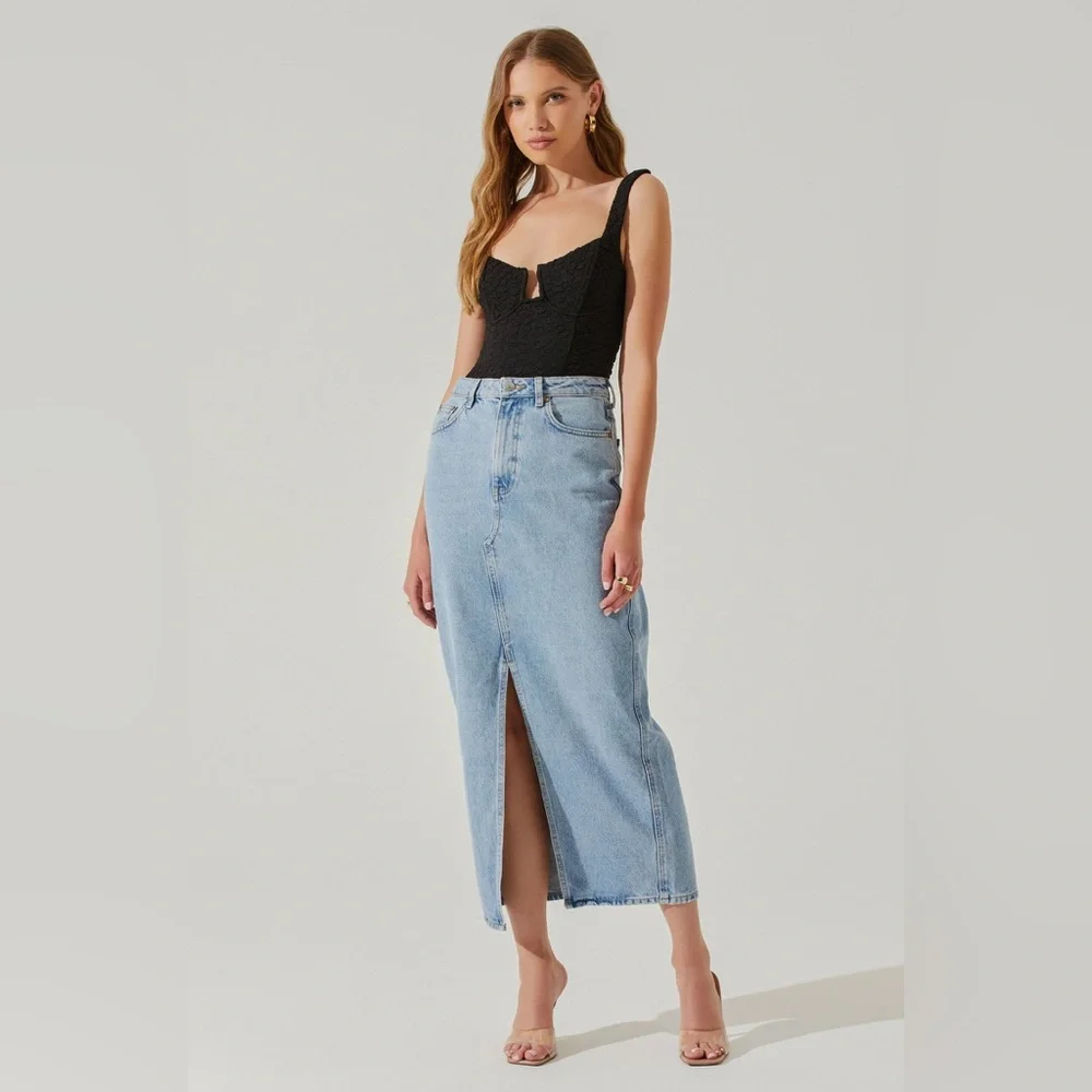 NWT- ASTR THE LABEL, ARIA BUSTIER BODYSUIT - Size L - Picture 6 of 16